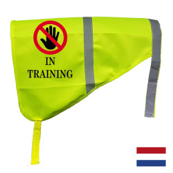 In training geel